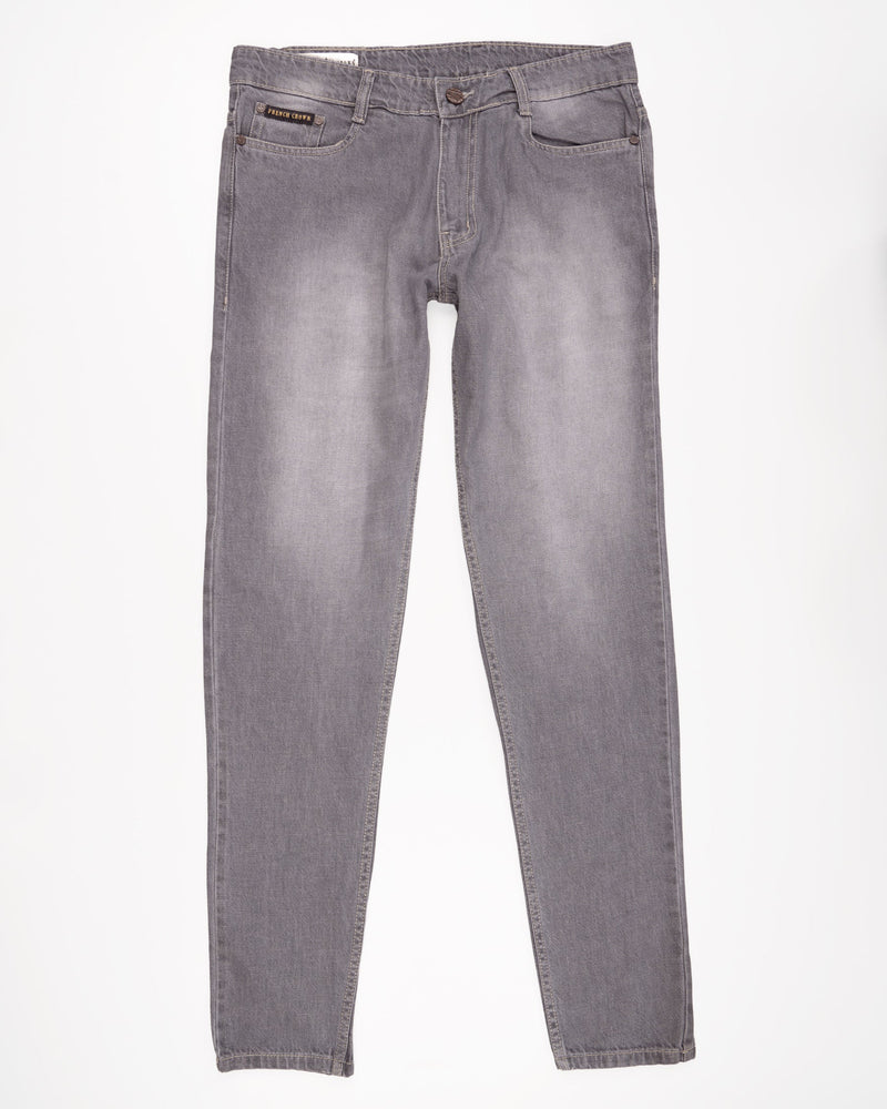 DUSTY GRAY SLIM FIT MID-RISE CLEAN LOOK STRETCHABLE DENIM J78-30, J78-32, J78-34, J78-36, J78-38, J78-40