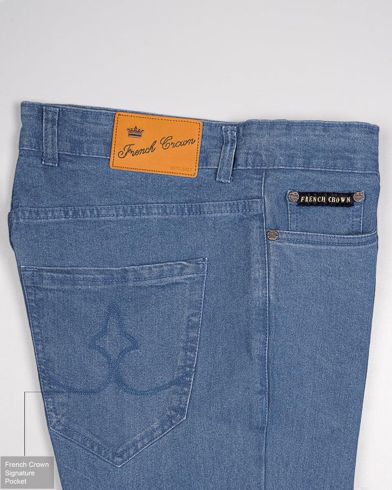 Blue Bayoux SLIM FIT MID-RISE CLEAN LOOK STRETCHABLE DENIM J81-36, J81-30, J81-32, J81-34, J81-38, J81-40