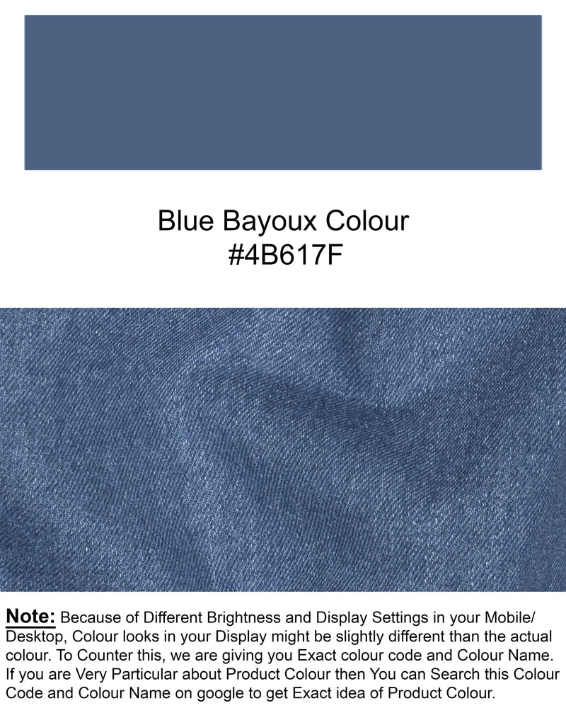 Blue Bayoux SLIM FIT MID-RISE CLEAN LOOK STRETCHABLE DENIM J81-36, J81-30, J81-32, J81-34, J81-38, J81-40