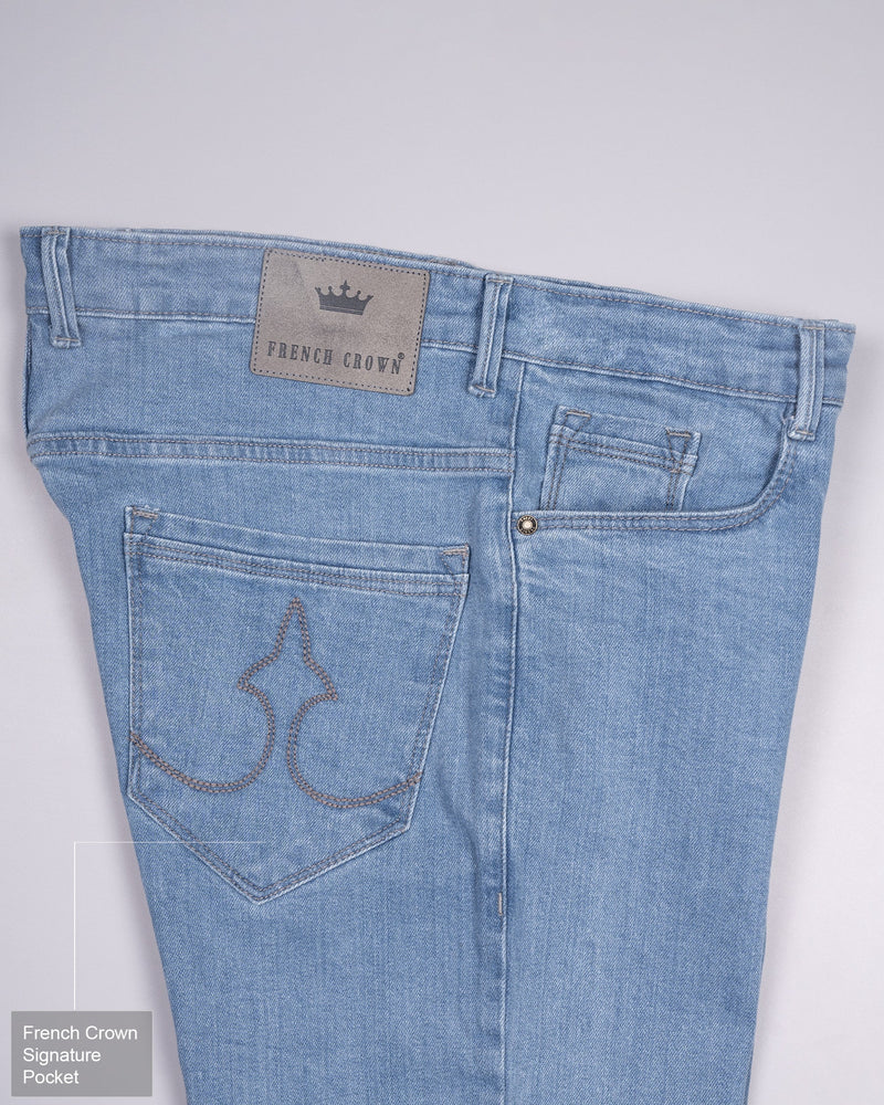 POLO BLUE SLIM FIT MID-RISE CLEAN LOOK STRETCHABLE DENIM J88-30, J88-32, J88-34, J88-36, J88-38, J88-40