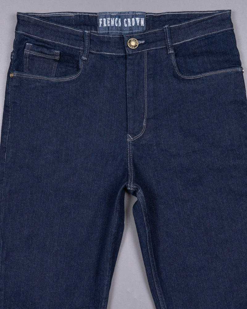 MARTINIQUE BLUE SLIM FIT MID-RISE CLEAN LOOK STRETCHABLE DENIM J89-30, J89-32, J89-34, J89-36, J89-38, J89-40