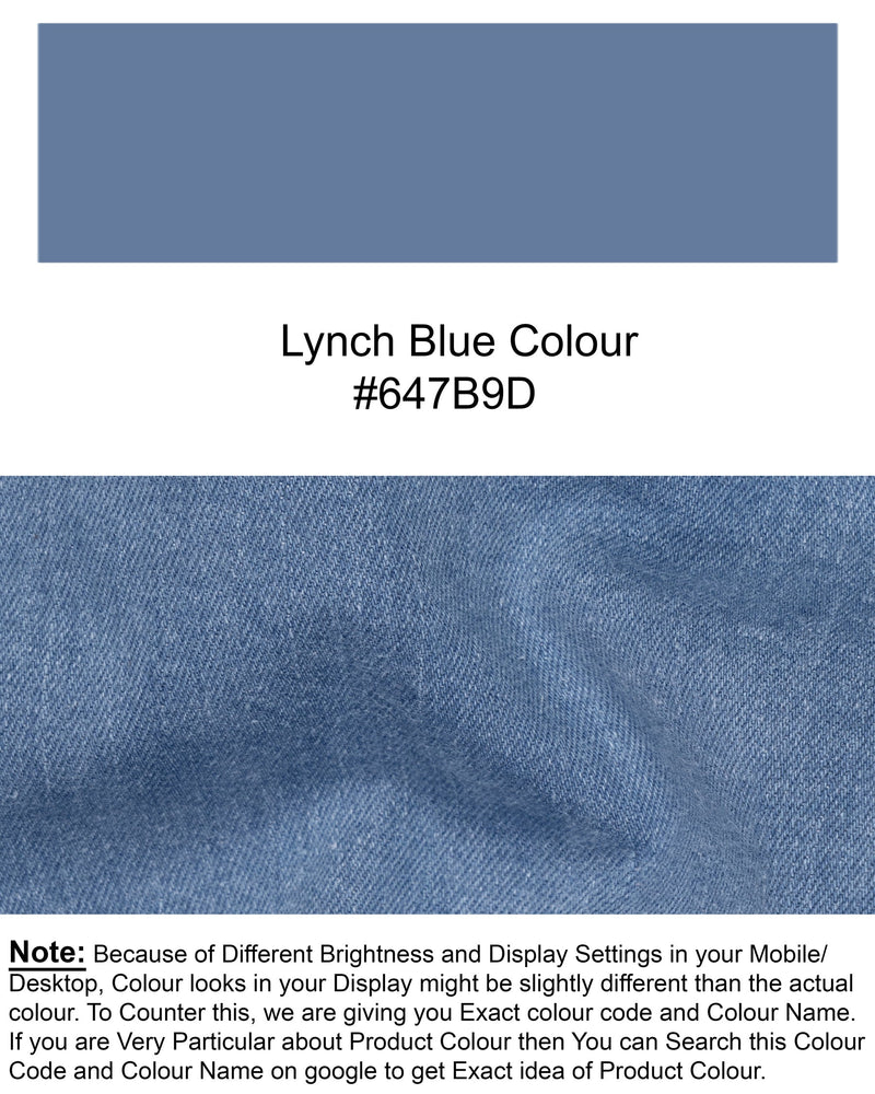 LYNCH BLUE SLIM FIT MID-RISE CLEAN LOOK STRETCHABLE DENIM J90-30, J90-32, J90-34, J90-36, J90-38, J90-40