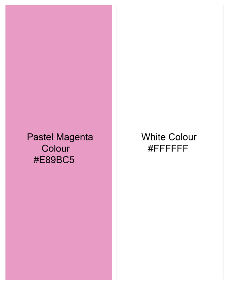 Pastel Magenta Pink with White Pin Striped Oxford Lounge Pants LP203-28, LP203-30, LP203-32, LP203-34, LP203-36, LP203-38, LP203-40, LP203-42, LP203-44