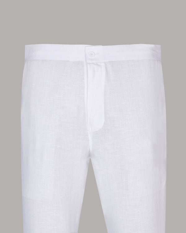 Black and White Premium Linen Lounge Pants LP077-28, LP077-30, LP077-38, LP077-32, LP077-34, LP077-44, LP077-36, LP077-42, LP077-40