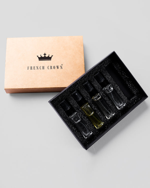French Crown Cool Water, Invictus Intense, Vintage, and Icy Mint Tester Combo