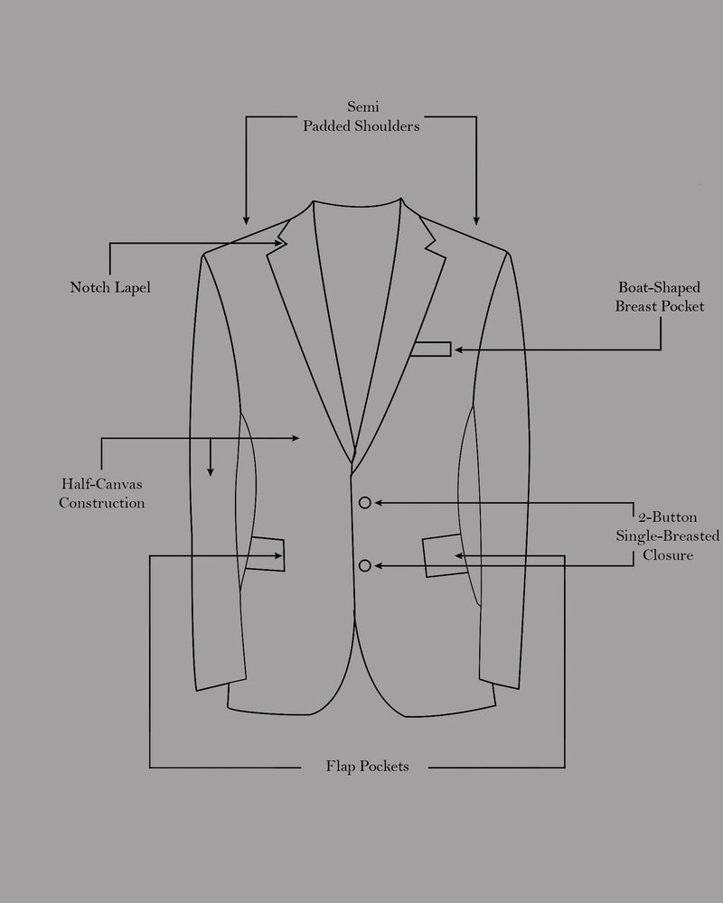 Sandrift Brown Premium Cotton Suit