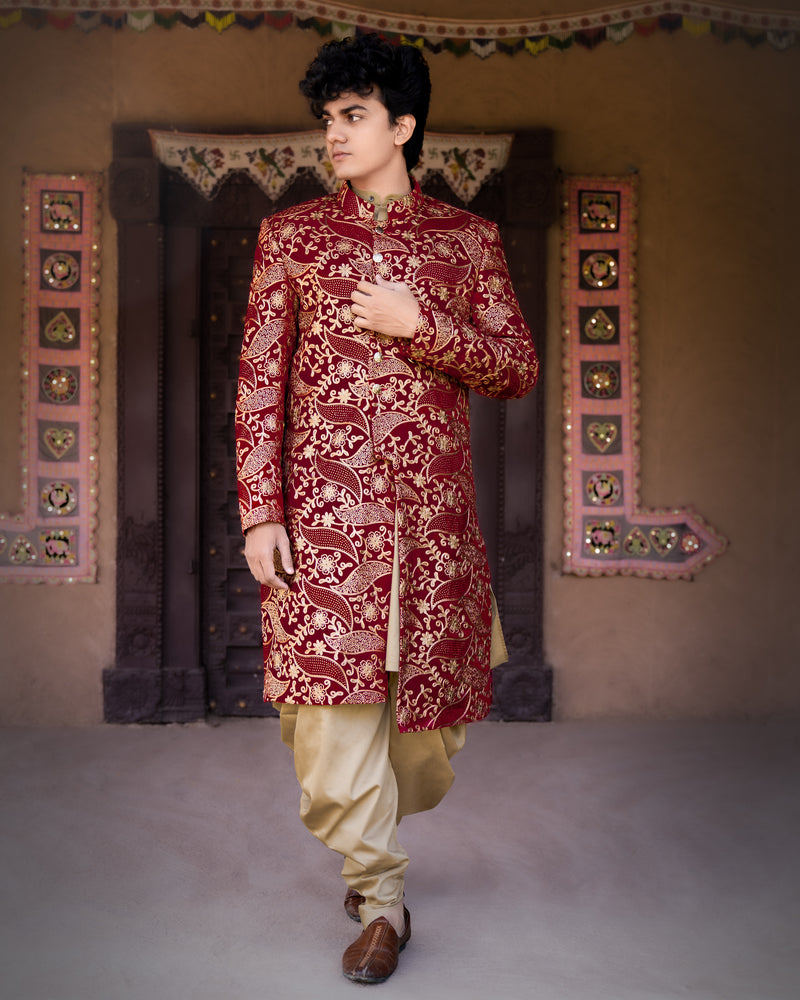 Cream Dhoti F-6331