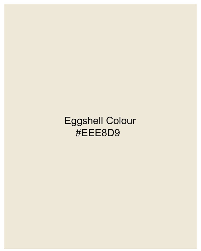 Eggshell Cream Heavyweight Embroidered Sherwani with Kurta and Pants Set