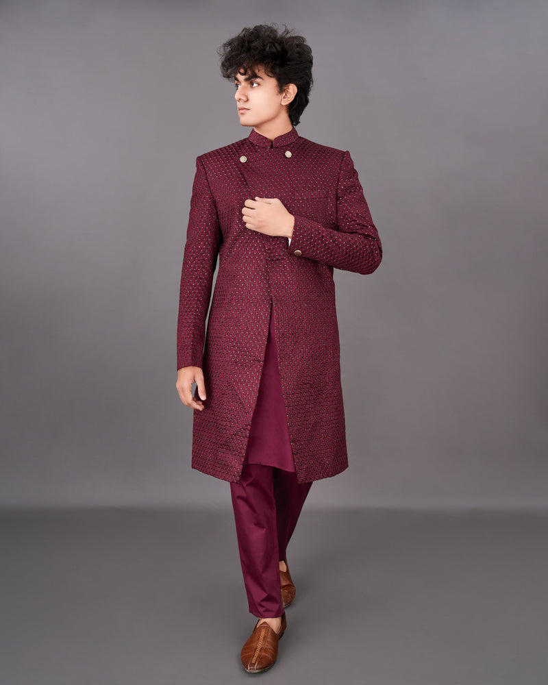 Espresso Maroon Pant F-6302