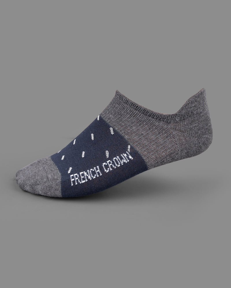 Gray and Blue Socks SO025