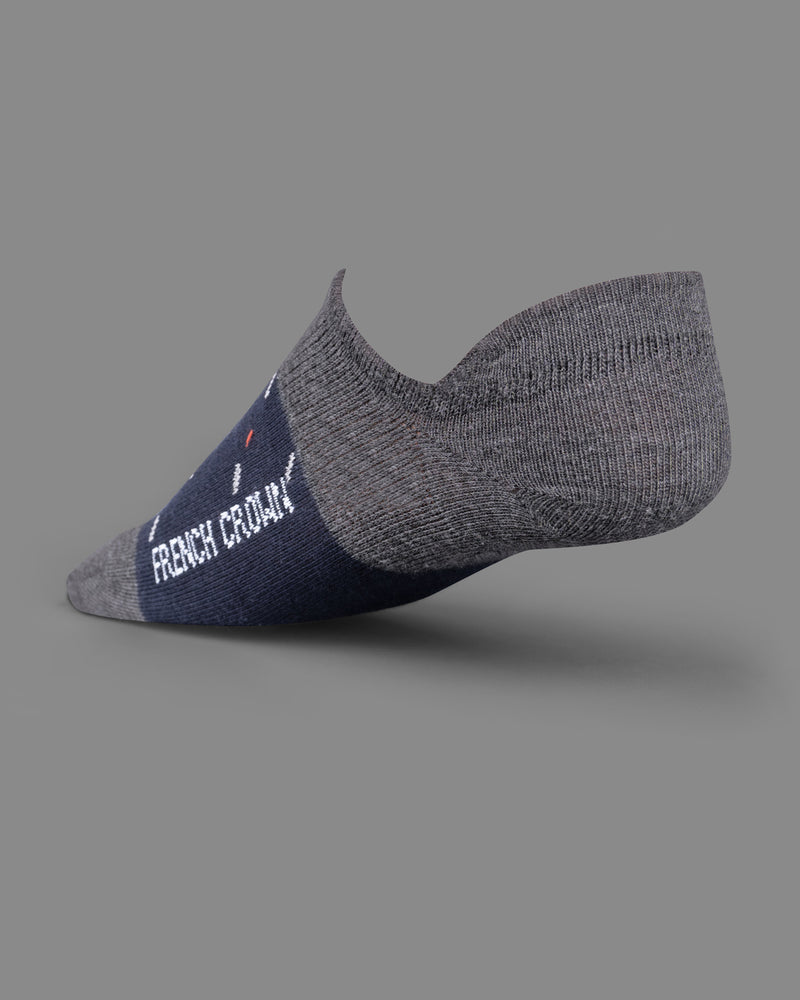 Gray and Blue Socks SO025