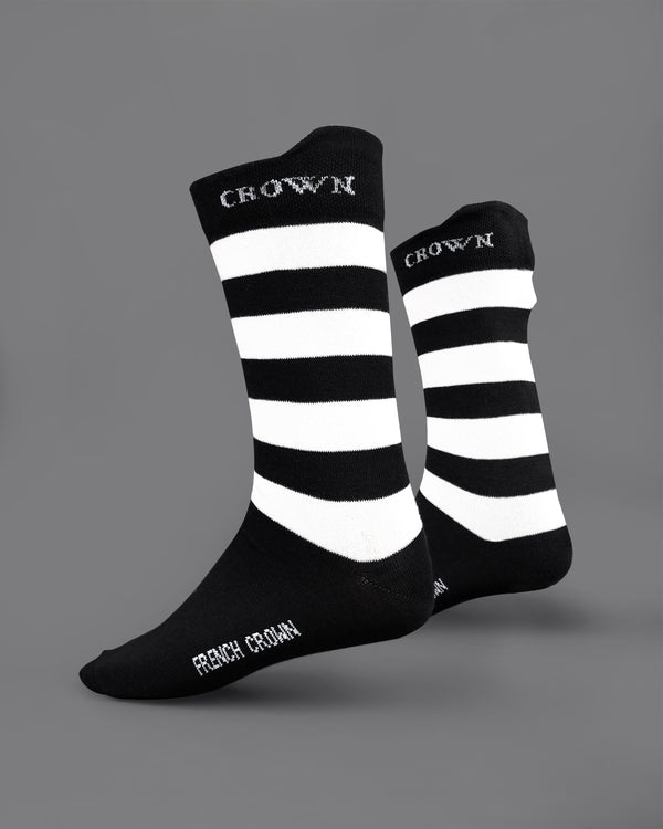 Black and White Socks SO027