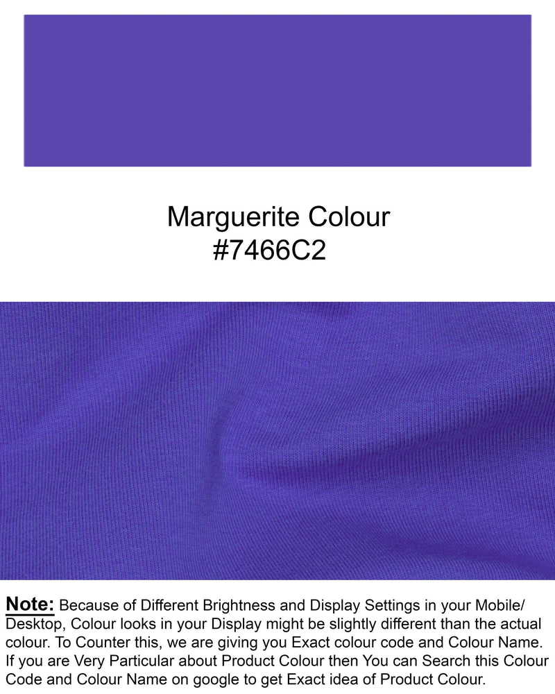 Marguerite Blue Premium Cotton Swim Shorts