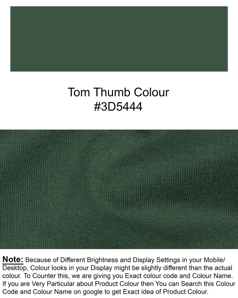 Tom Thumb Green Premium Cotton Swim Shorts
