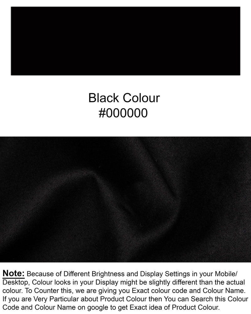 Jade Black with White Striped Designer Premium Cotton Shorts SR111-28, SR111-30, SR111-32, SR111-38, SR111-36, SR111-40, SR111-42, SR111-34, SR111-44