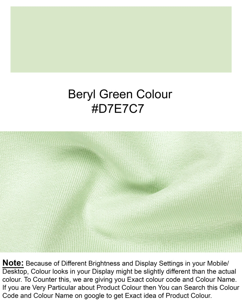 Beryl Green Premium Cotton Swim Shorts