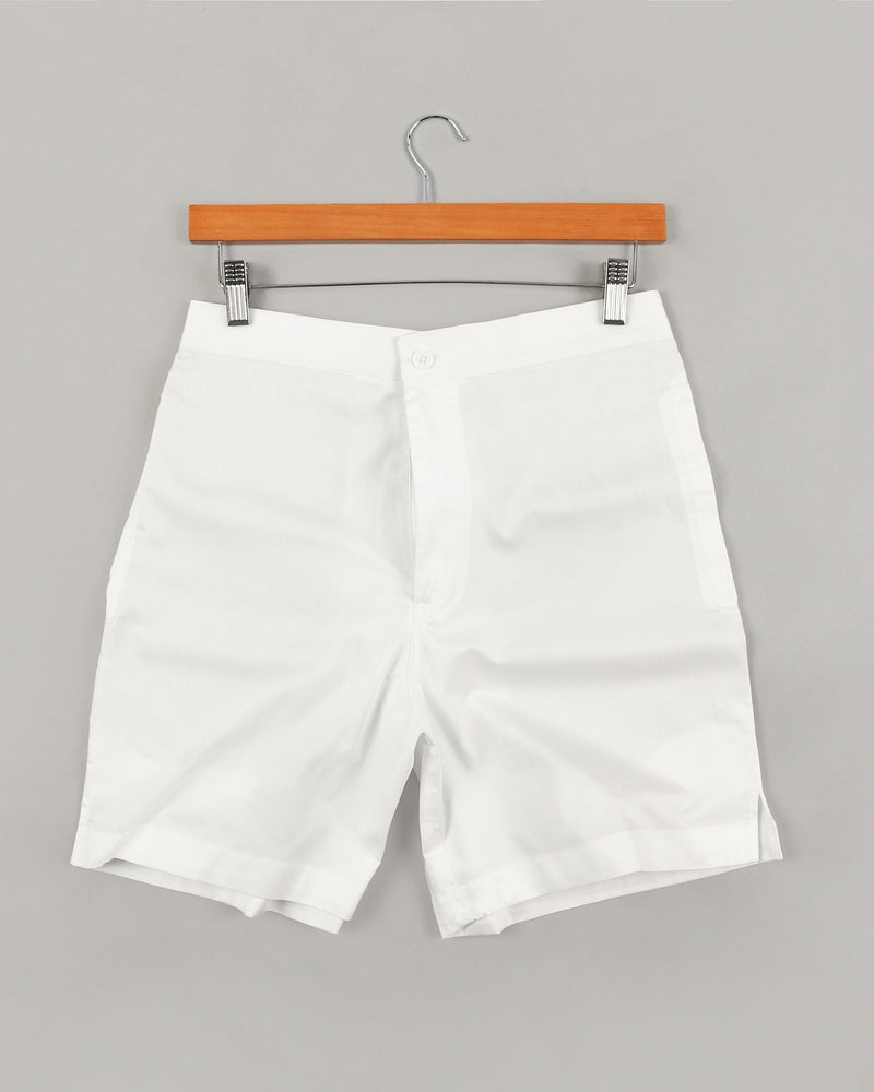 Two Bright White Super soft Premium Cotton Shorts SR05-28, SR05-30, SR05-32, SR05-44, SR05-38, SR05-34, SR05-40, SR05-42, SR05-36