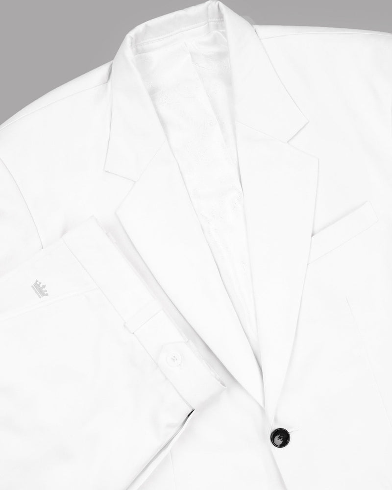 Bright White Suit