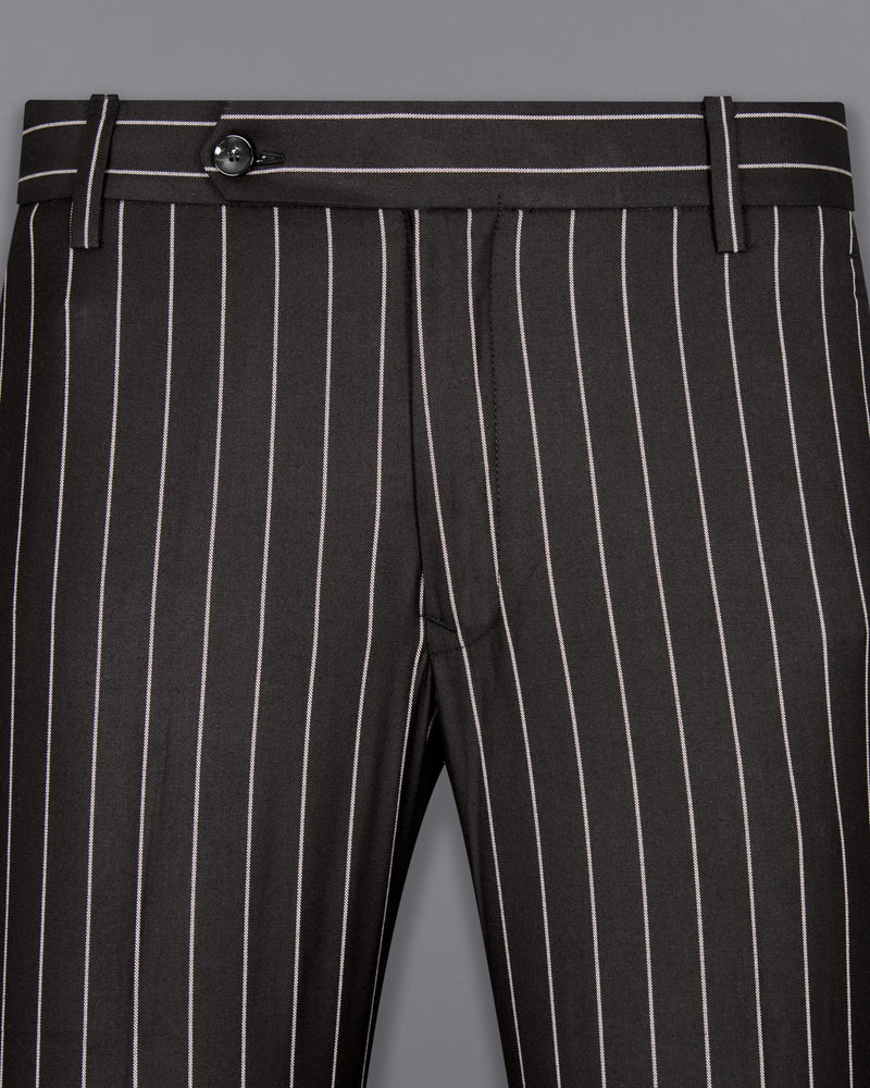 Charcoal Gray with white Striped Woolrich Suit ST1293-SB-44, ST1293-SB-46, ST1293-SB-48, ST1293-SB-50, ST1293-SB-52, ST1293-SB-54, ST1293-SB-56, ST1293-SB-58, ST1293-SB-36, ST1293-SB-38, ST1293-SB-40, ST1293-SB-60, ST1293-SB-42
