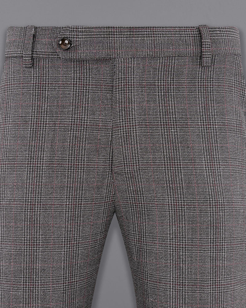 Scorpion Grey Subtle Plaid DouSTe Breasted Wool Rich Suit ST1365-DB-36, ST1365-DB-38, ST1365-DB-40, ST1365-DB-42, ST1365-DB-44, ST1365-DB-46, ST1365-DB-48, ST1365-DB-50, ST1365-DB-52, ST1365-DB-54, ST1365-DB-56, ST1365-DB-58, ST1365-DB-60