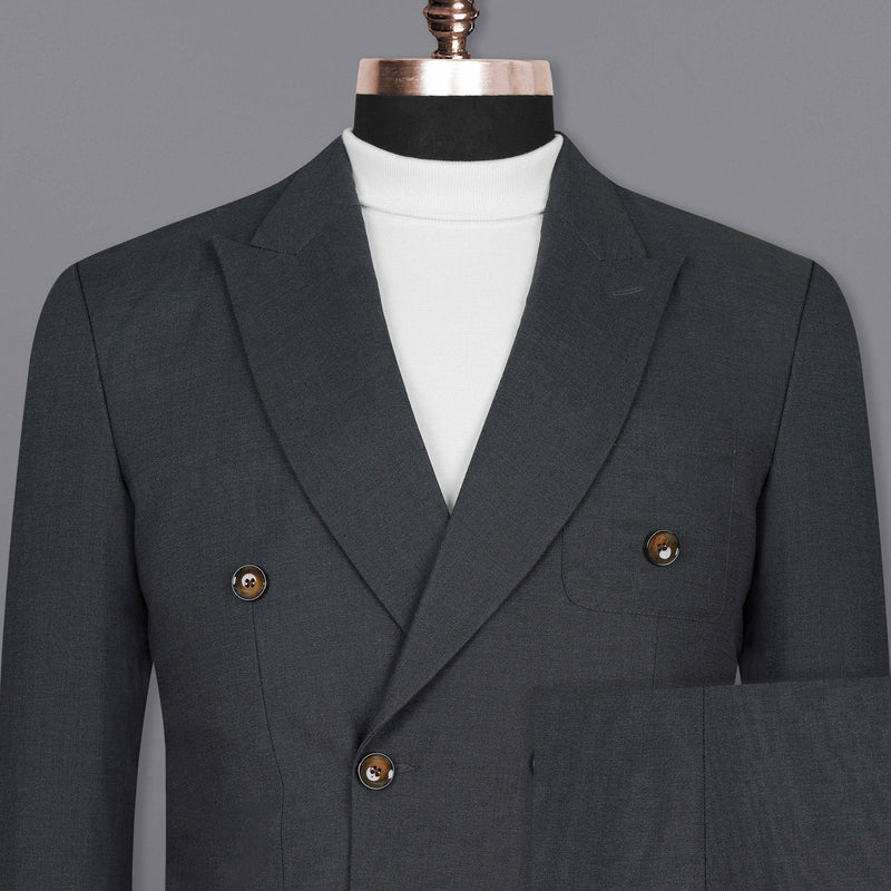 Piano Grey Double Breasted Woolrich Sports Suit