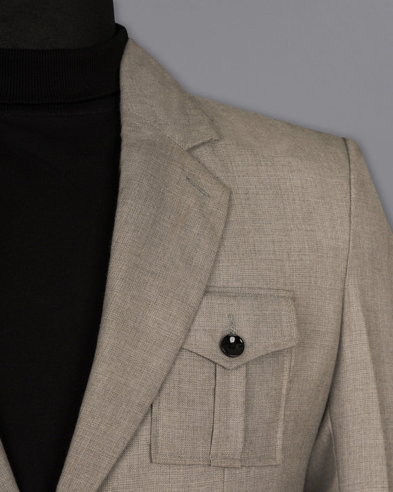 Zorba Grey Woolrich Patch Pocket Sports Suit