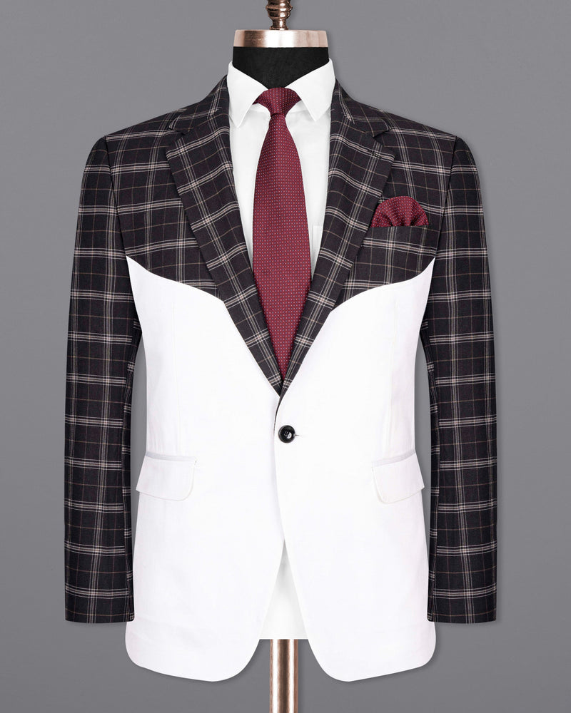 Jade STack windowpane wirh White Wool Rich Designer Suit ST1485-D26-36, ST1485-D26-38, ST1485-D26-40, ST1485-D26-42, ST1485-D26-44, ST1485-D26-46, ST1485-D26-48, ST1485-D26-50, ST1485-D26-52, ST1485-D26-54, ST1485-D26-56, ST1485-D26-58, ST1485-D26-60b