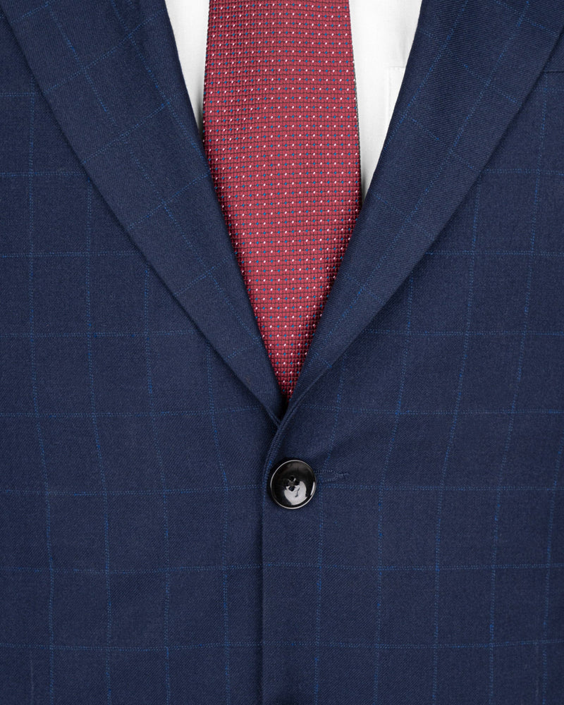 Big Stone Blue Super fine Subtle Checkered Wool Rich Suit ST1606-SB-36, ST1606-SB-38, ST1606-SB-40, ST1606-SB-42, ST1606-SB-44, ST1606-SB-46, ST1606-SB-48, ST1606-SB-50, ST1606-SB-52, ST1606-SB-54, ST1606-SB-56, ST1606-SB-58, ST1606-SB-60