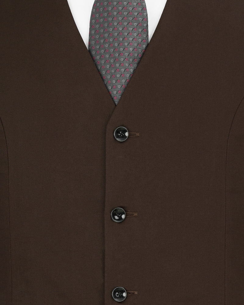 Oil Brown Double-Breasted Belt Closure Suit ST1748-DB-D42-36, ST1748-DB-D42-38, ST1748-DB-D42-40, ST1748-DB-D42-42, ST1748-DB-D42-44, ST1748-DB-D42-46, ST1748-DB-D42-48, ST1748-DB-D42-50, ST1748-DB-D42-52, ST1748-DB-D42-54, ST1748-DB-D42-56, ST1748-DB-D42-58, ST1748-DB-D42-60