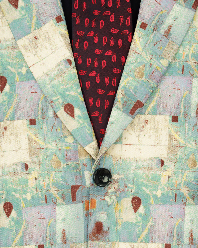 Cascade with Merino Multicolour Designer Suit