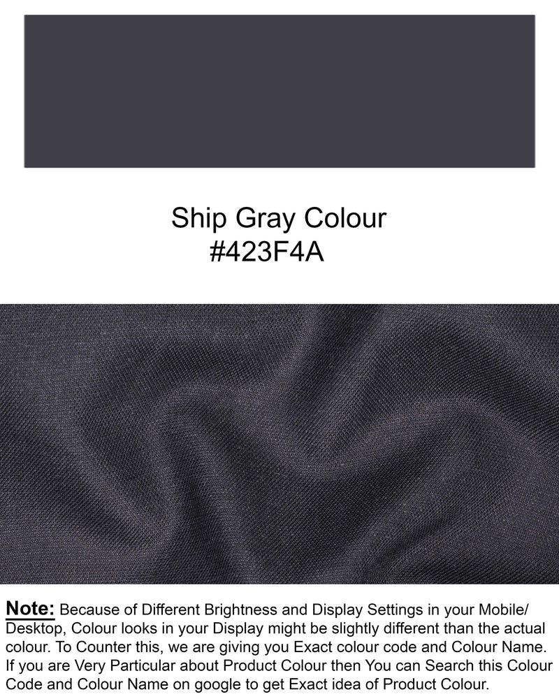Ship Gray Double Breasted Suit ST1830-DB-36, ST1830-DB-38, ST1830-DB-40, ST1830-DB-42, ST1830-DB-44, ST1830-DB-46, ST1830-DB-48, ST1830-DB-50, ST1830-DB-52, ST1830-DB-54, ST1830-DB-56, ST1830-DB-58, ST1830-DB-60