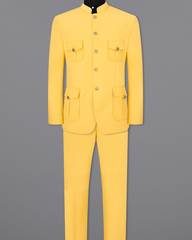 Rob Roy Yellow Bandhgala Sports Suit ST1854-BG-D41-36, ST1854-BG-D41-38, ST1854-BG-D41-40, ST1854-BG-D41-42, ST1854-BG-D41-44, ST1854-BG-D41-46, ST1854-BG-D41-48, ST1854-BG-D41-50, ST1854-BG-D41-52, ST1854-BG-D41-54, ST1854-BG-D41-56, ST1854-BG-D41-58, ST1854-BG-D41-60