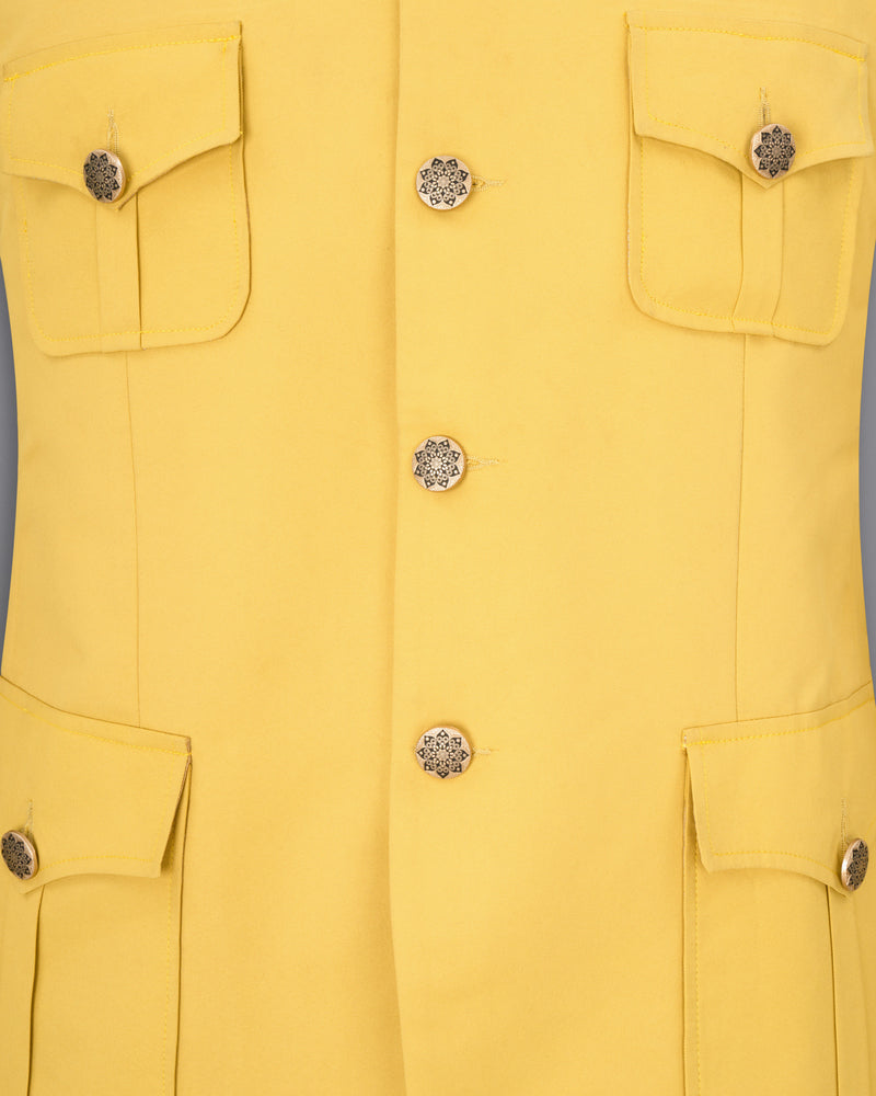 Rob Roy Yellow Bandhgala Sports Suit ST1854-BG-D41-36, ST1854-BG-D41-38, ST1854-BG-D41-40, ST1854-BG-D41-42, ST1854-BG-D41-44, ST1854-BG-D41-46, ST1854-BG-D41-48, ST1854-BG-D41-50, ST1854-BG-D41-52, ST1854-BG-D41-54, ST1854-BG-D41-56, ST1854-BG-D41-58, ST1854-BG-D41-60