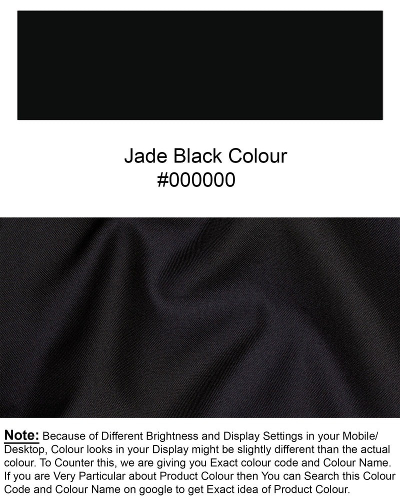 Jade Black Solid Waistcoat V1880-36, V1880-38, V1880-40, V1880-42, V1880-44, V1880-46, V1880-48, V1880-50, V1880-52, V1880-54, V1880-56, V1880-58, V1880-60