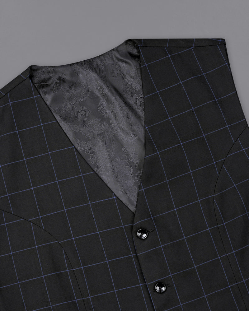 Thunder Windowpane Double Breasted Suit