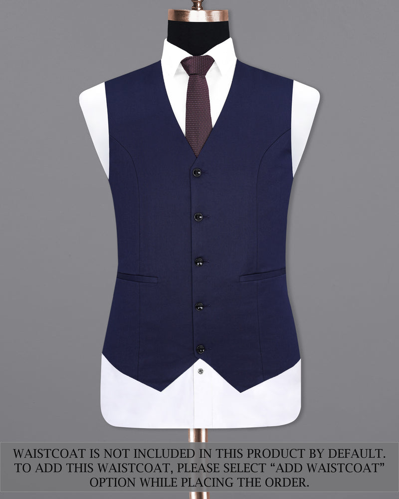 Thunder Blue Double Breasted Sports Suit