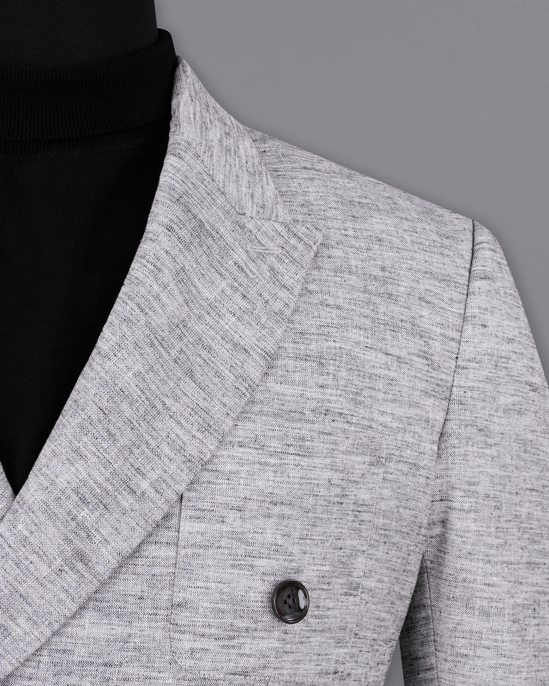 Sandstone Grey Double Breasted Sports Suit