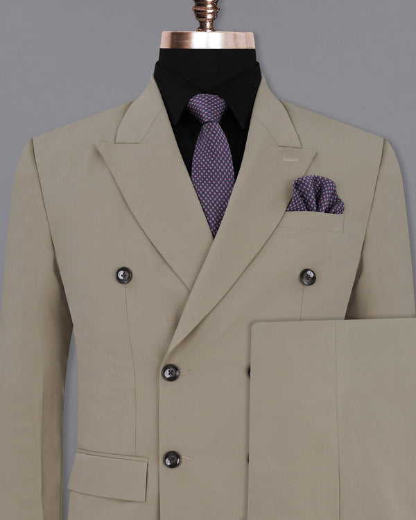 Sandrift Brown Double Breasted Suit