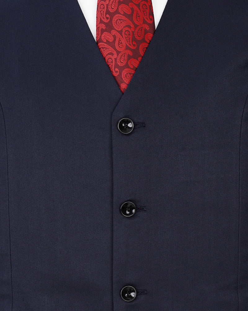 Firefly Navy Blue Double-Breasted Suit