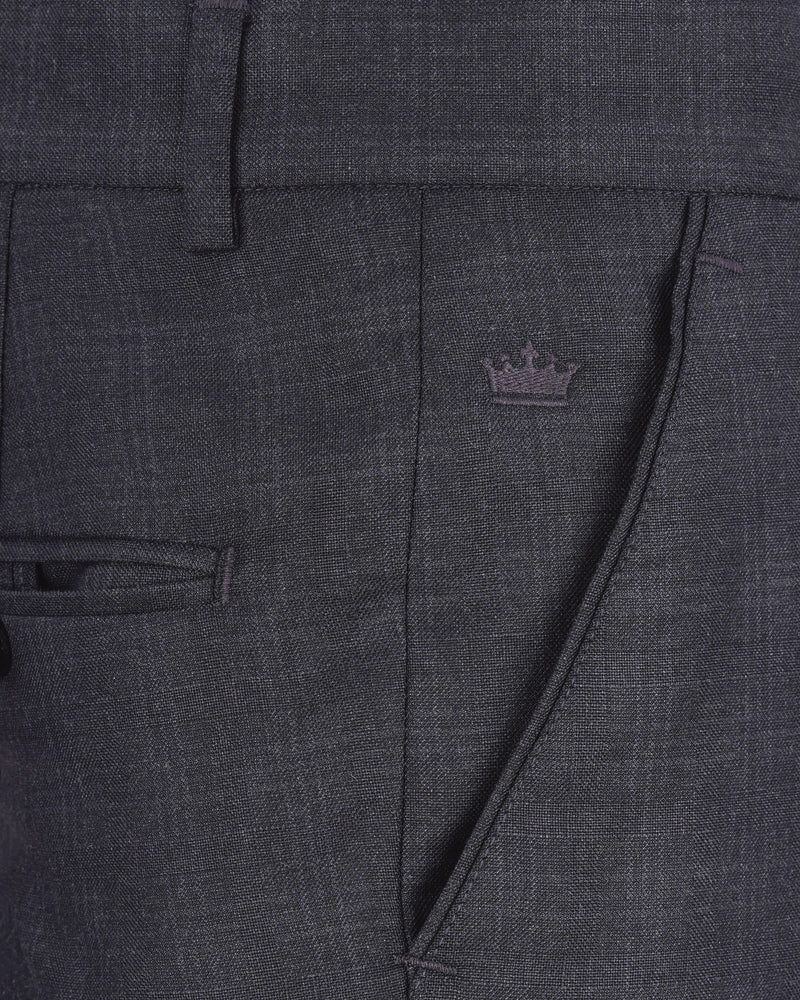 Tuna Gray Bandhgala Suit