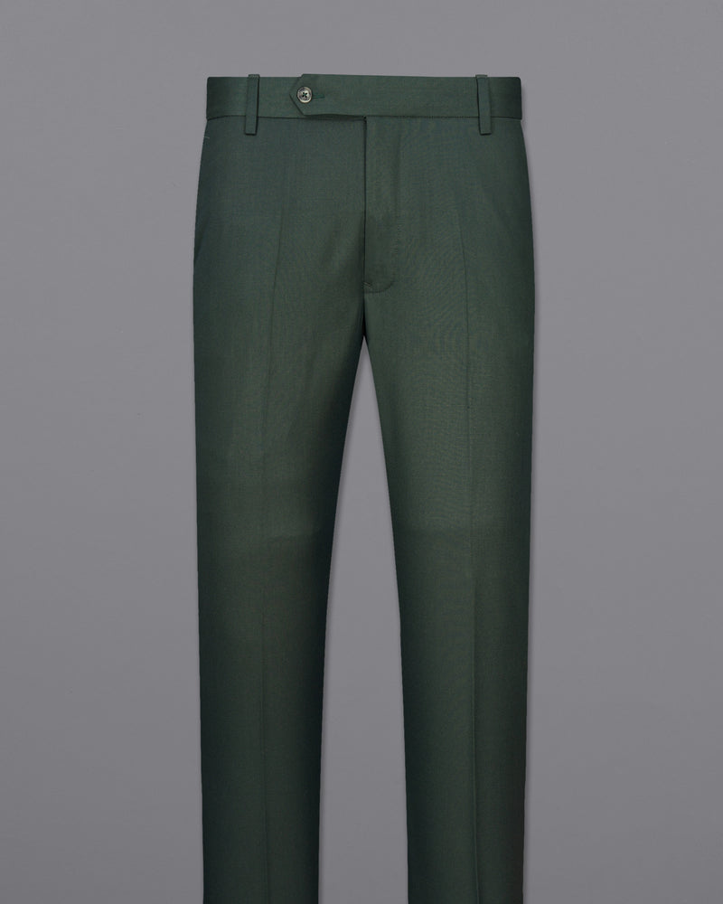 Mine Shaft Green Bandhgala Suit
