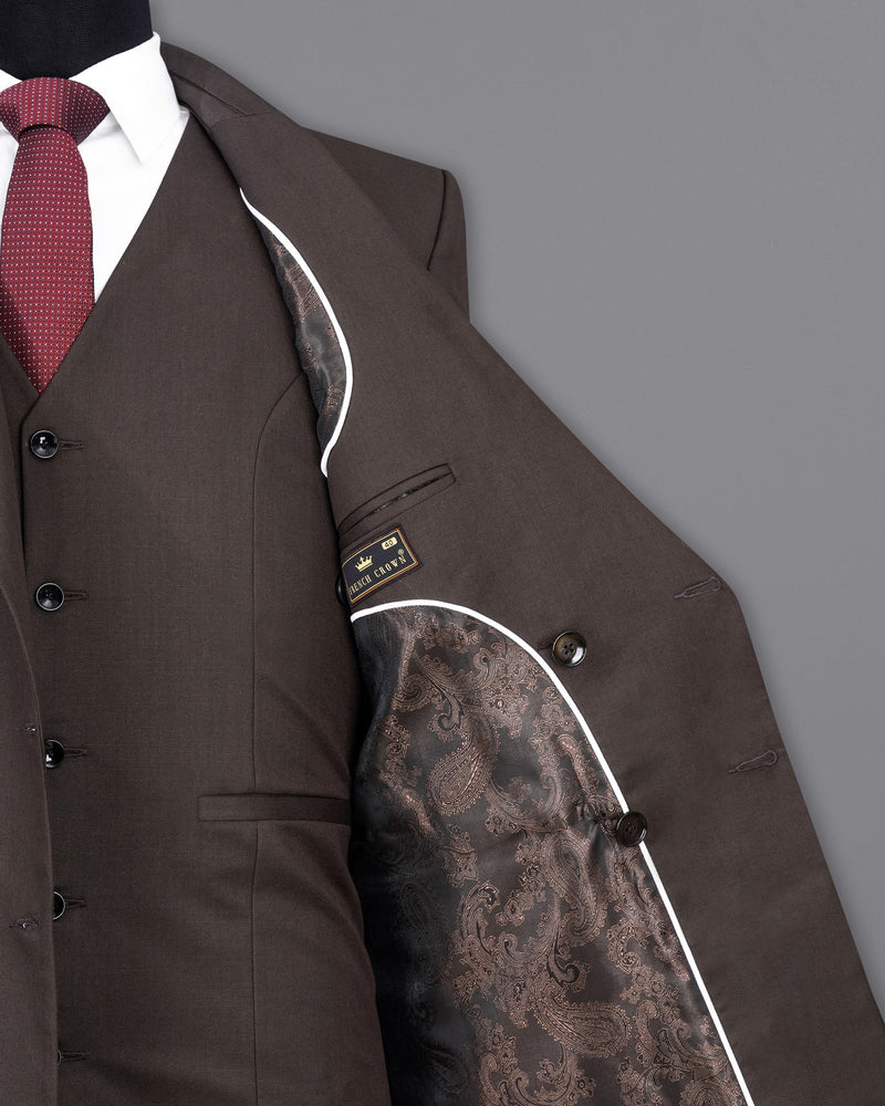 Armadillo Brown Double Breasted Suit