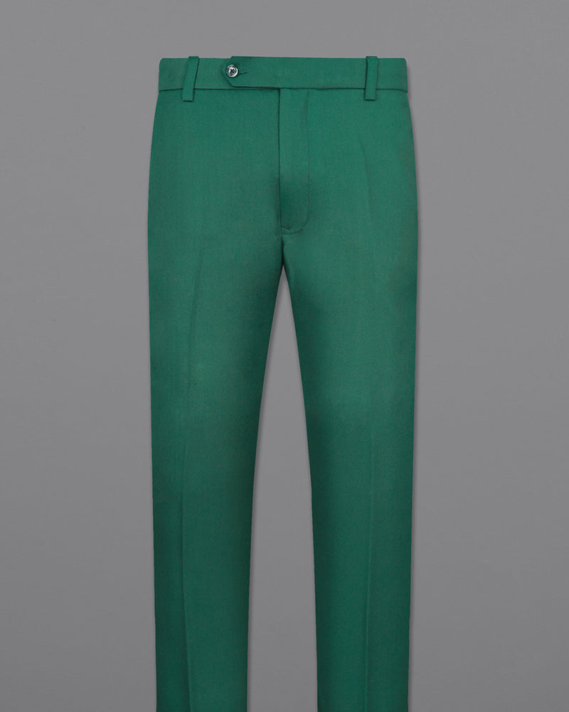 Stromboli Green Cross Buttoned Bandhgala Suit