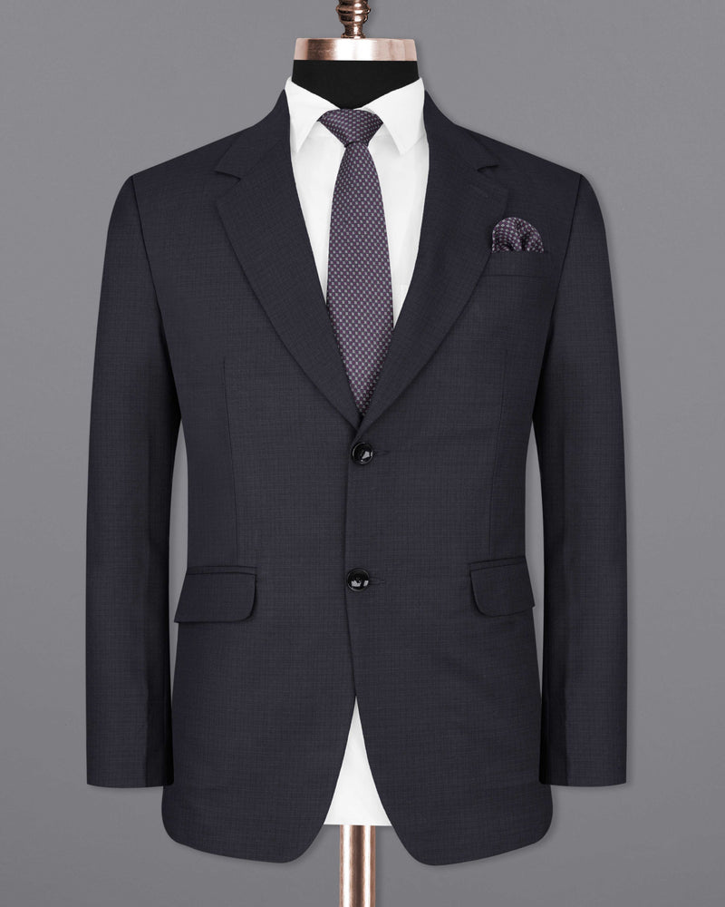 Bleached Cedar Blue Single Breasted Suit