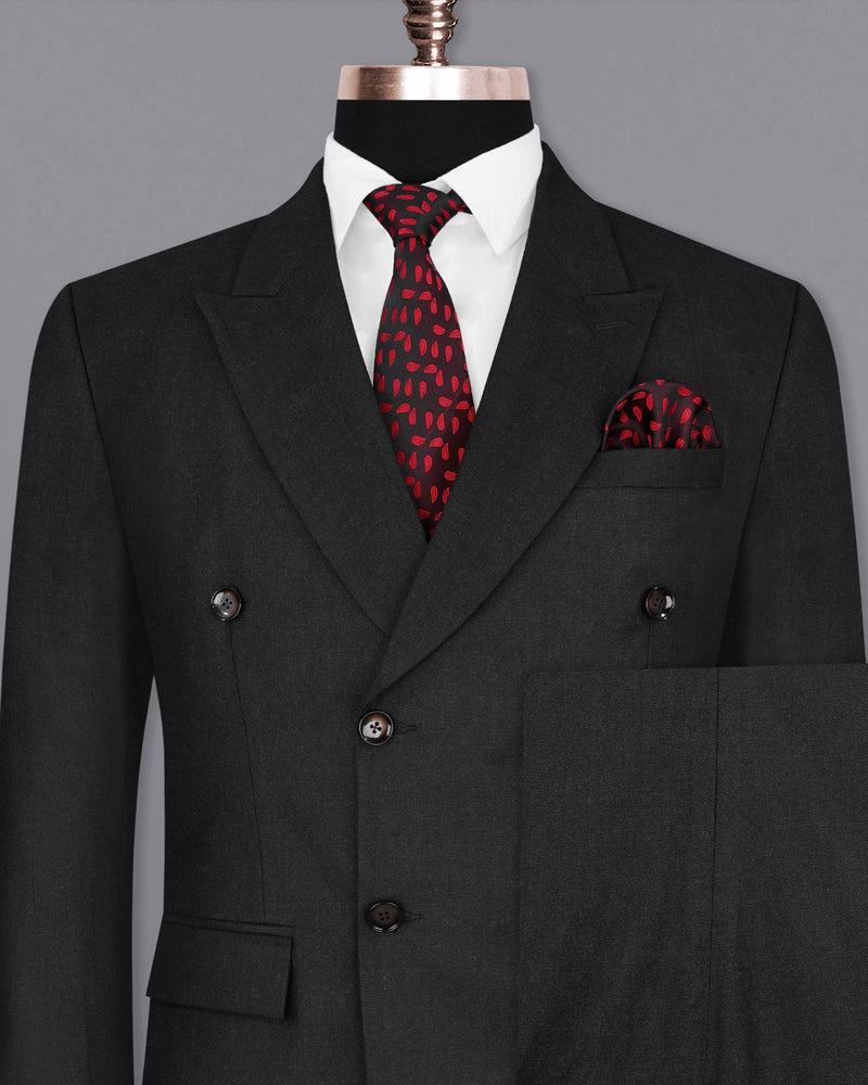 Charcoal Grey Double Breasted Suit