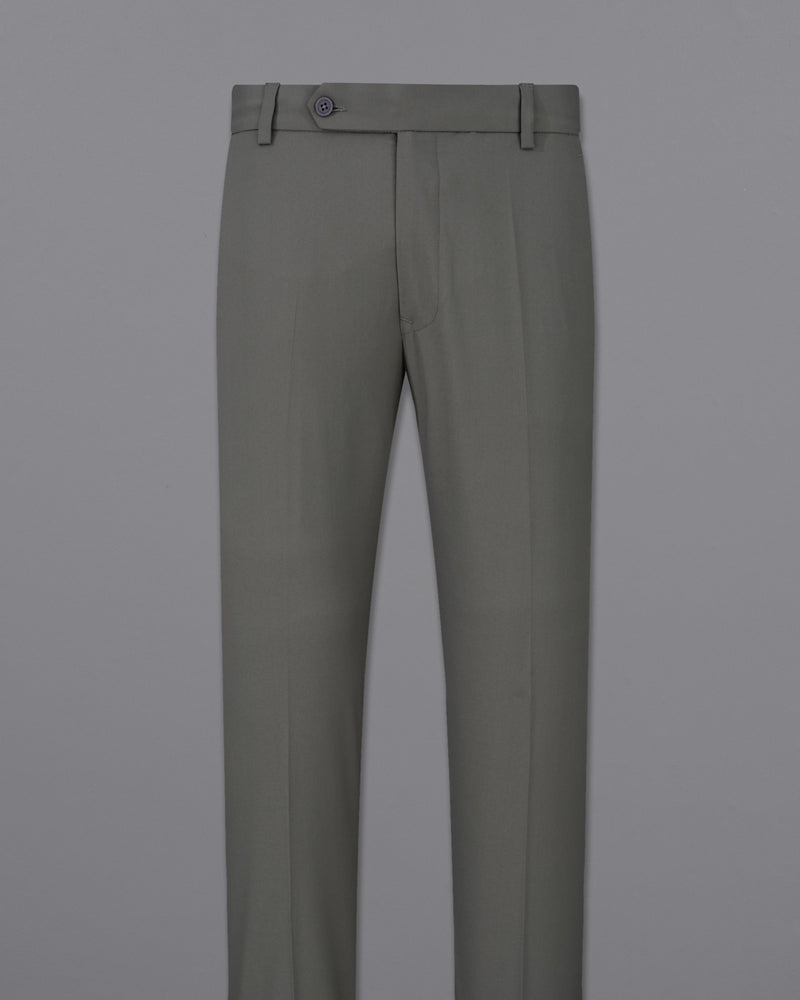 Storm Dust Gray Double Breasted Suit