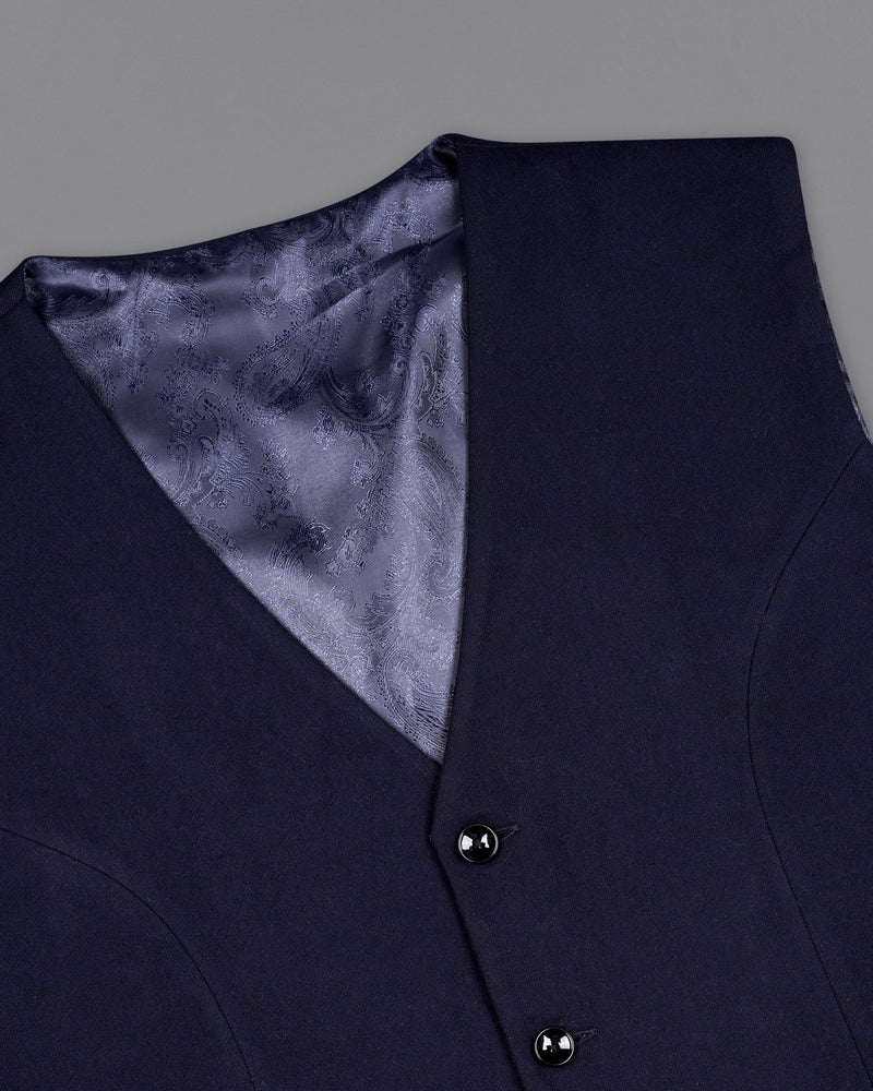 Mirage Blue Pure Wool Single Breasted Suit