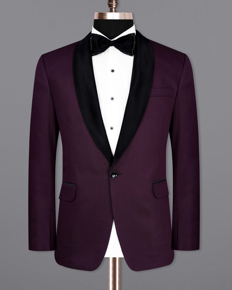 Castro Wine Tuxedo Suit