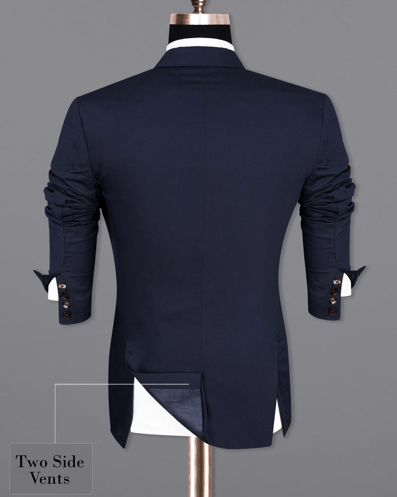 Midnight Blue Double Breasted Suit