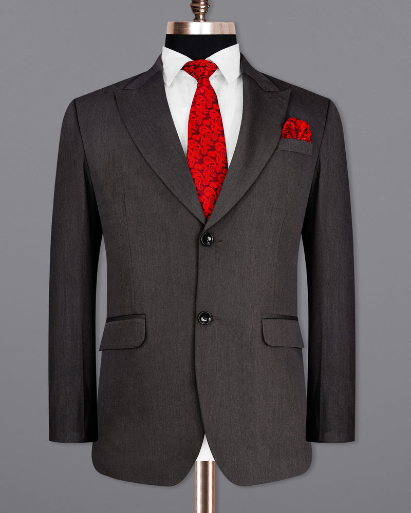 Thunder Steel Gray Single Breasted Suit